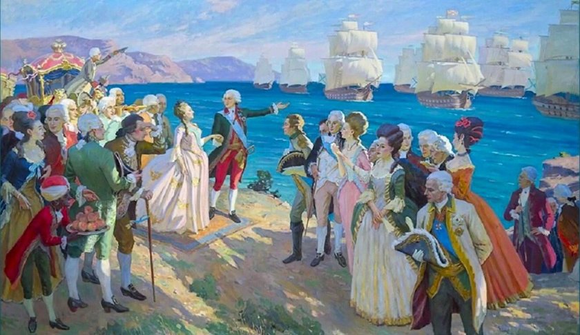 Путешествие Екатерины 2 в Крым