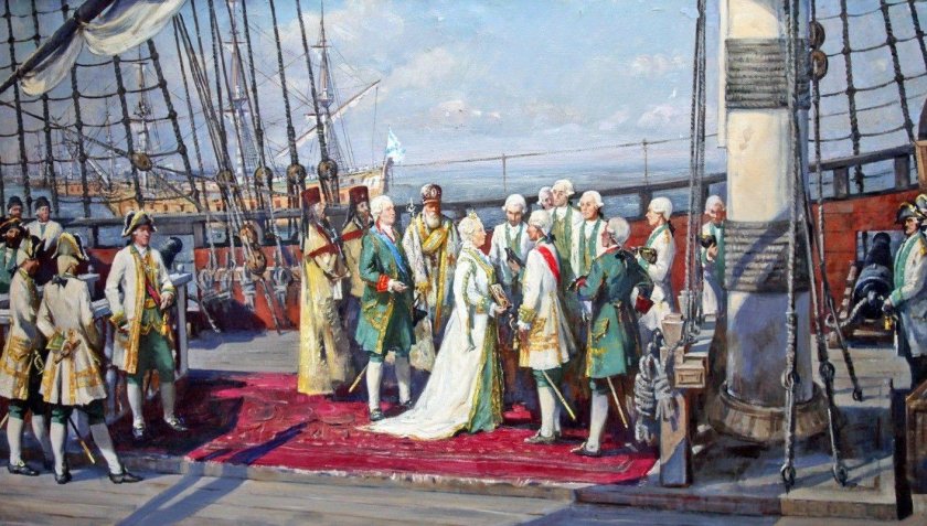 Морской флот Росси 18 век Петр 1