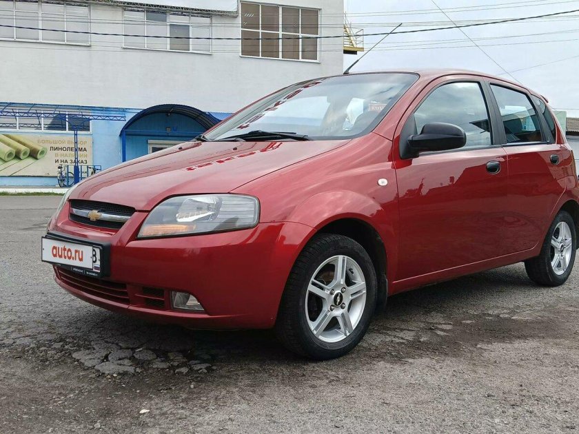 Шевроле авео 2005 красный хэтчбэк