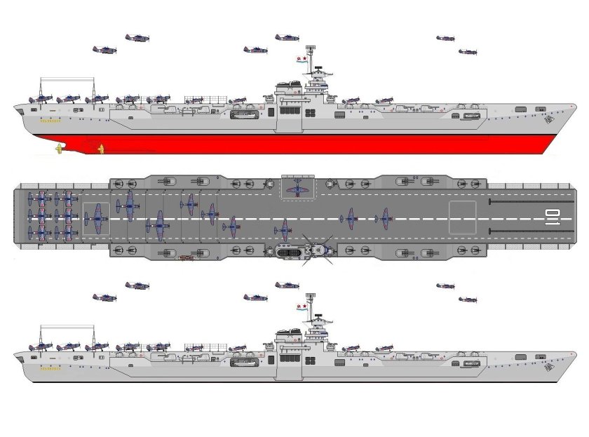 Чертежи авианосца Граф Цеппелин