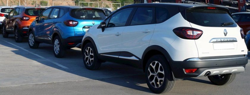 Renault Captur белый с черной крышей