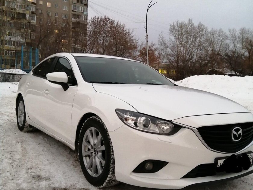 Mazda 6 2013 белая