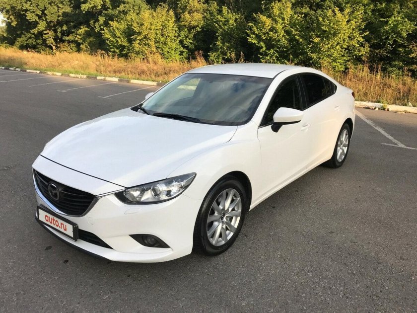 Мазда 6 2013 седан белая