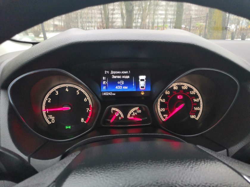 Ford Focus 3 приборная панель