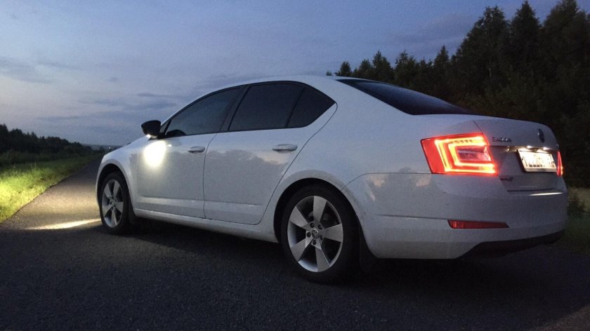 Skoda Octavia a7 бункер