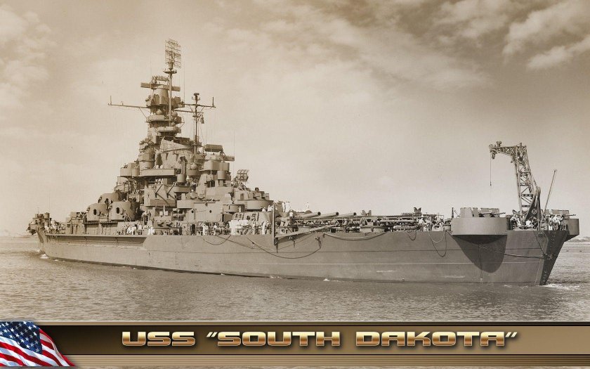 Линкор USS South Dakota
