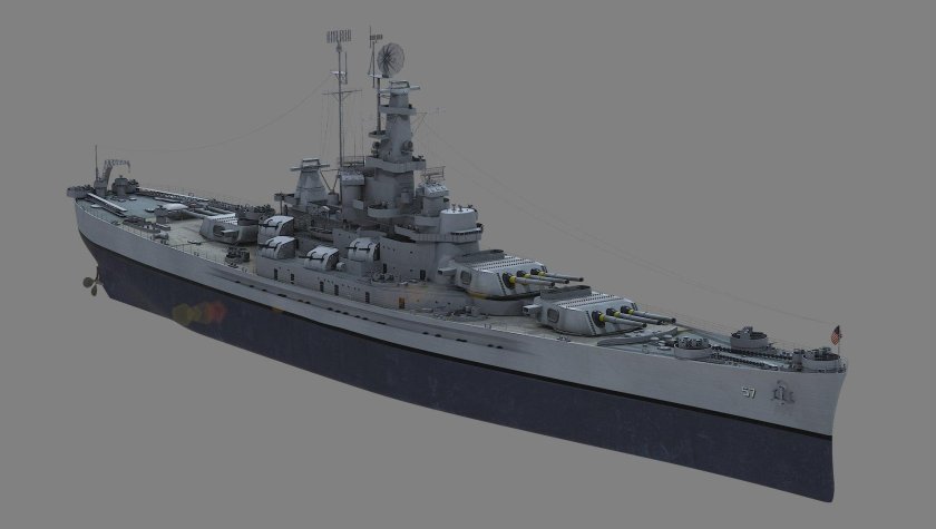 Линкор USS South Dakota