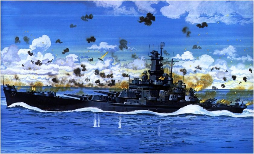 Линкор Саут Дакота 1942