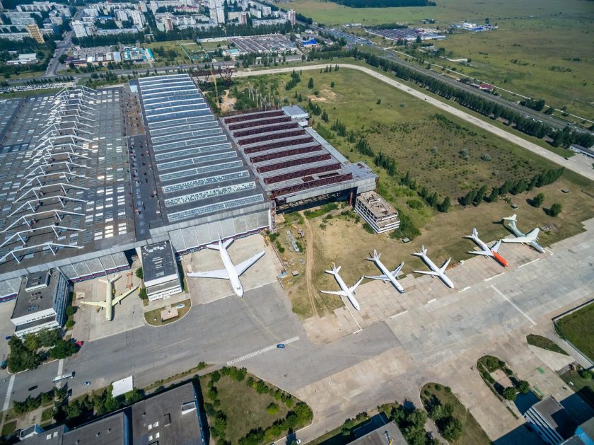Авиастар с высоты Ульяновск