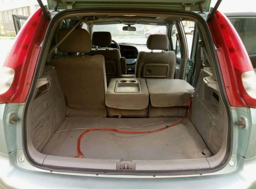 Chevrolet Rezzo, 2007 габариты салона