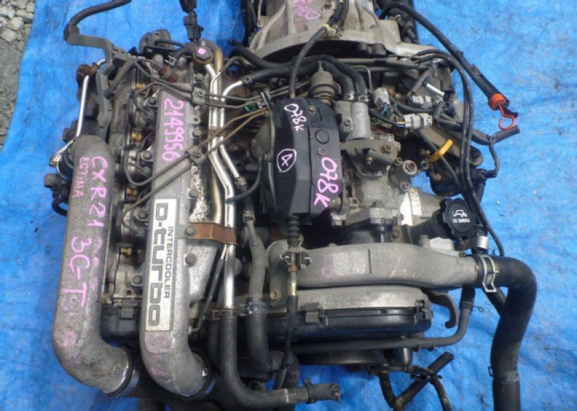 Двигатель Тойота Эстима дизель 2.2