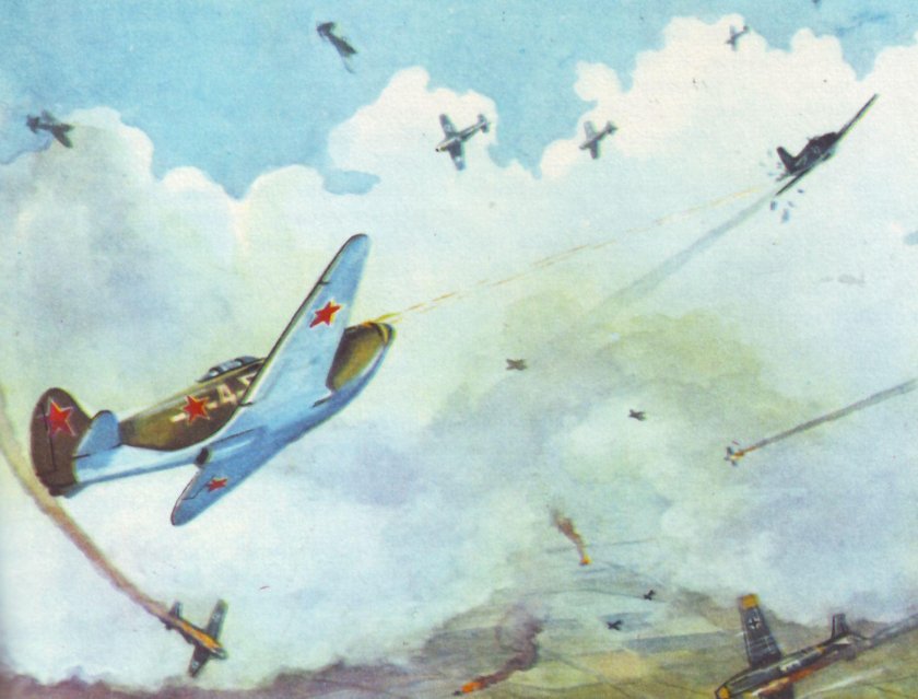 Воздушный бой ВОВ 1941-1945