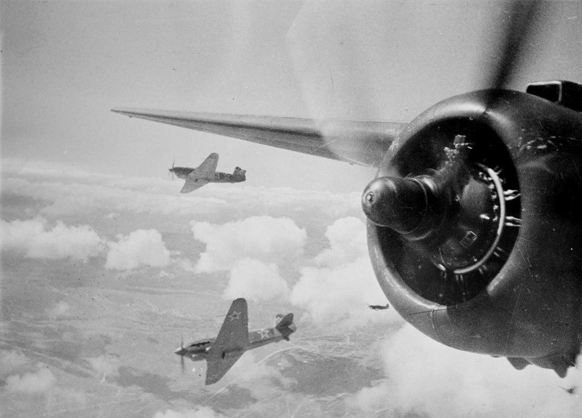 Воздушный бой ВОВ 1941-1945