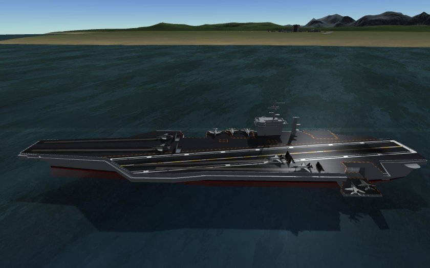 Авианосец тримаран будущего