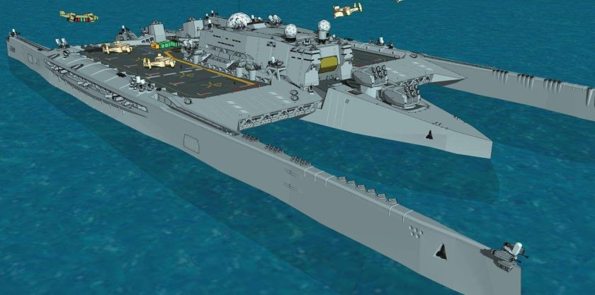 Корабль авианосец