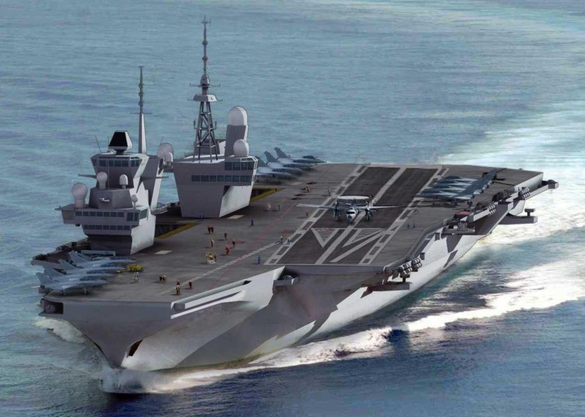 Авианосец тримаран будущего