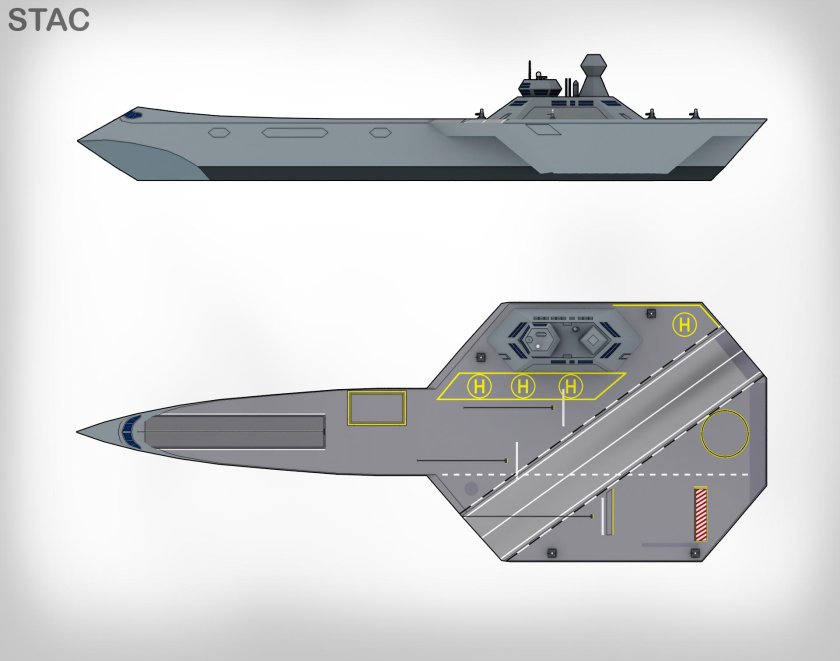 Линкор-авианосец будущего