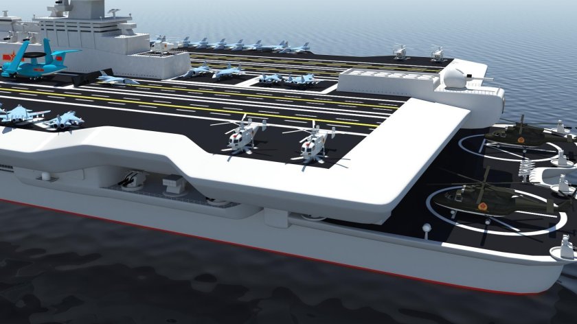 Авианесущий катамаран