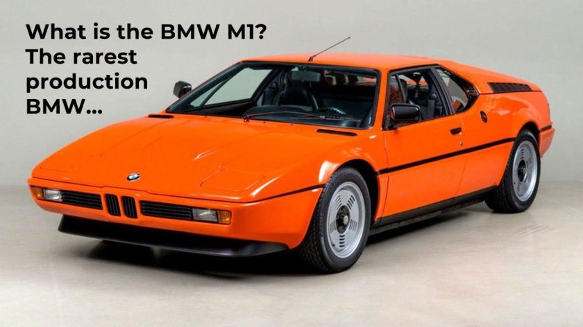 Bmw m 1 1981