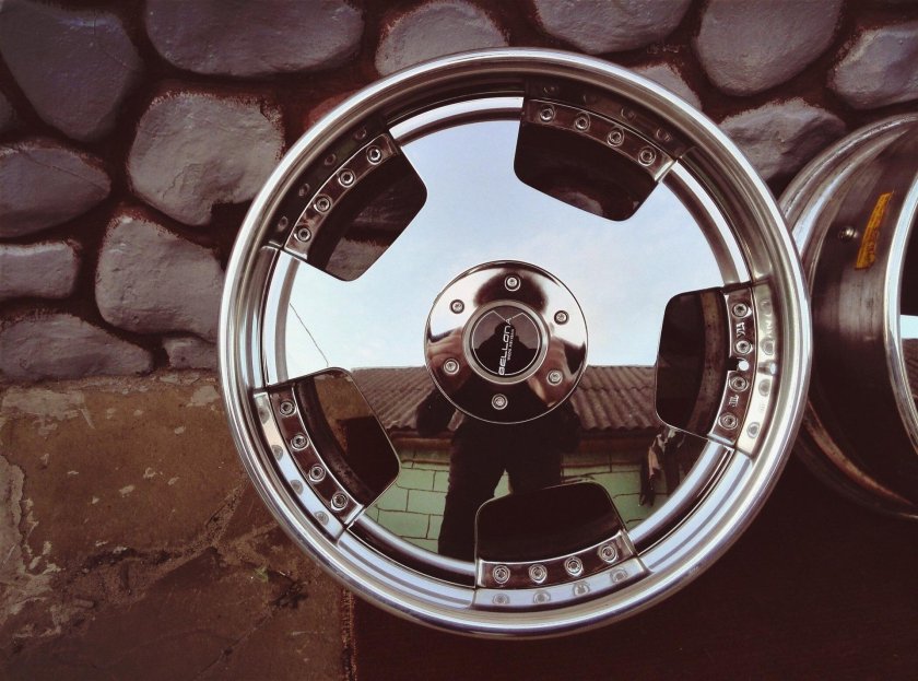 W140 на хром дисках