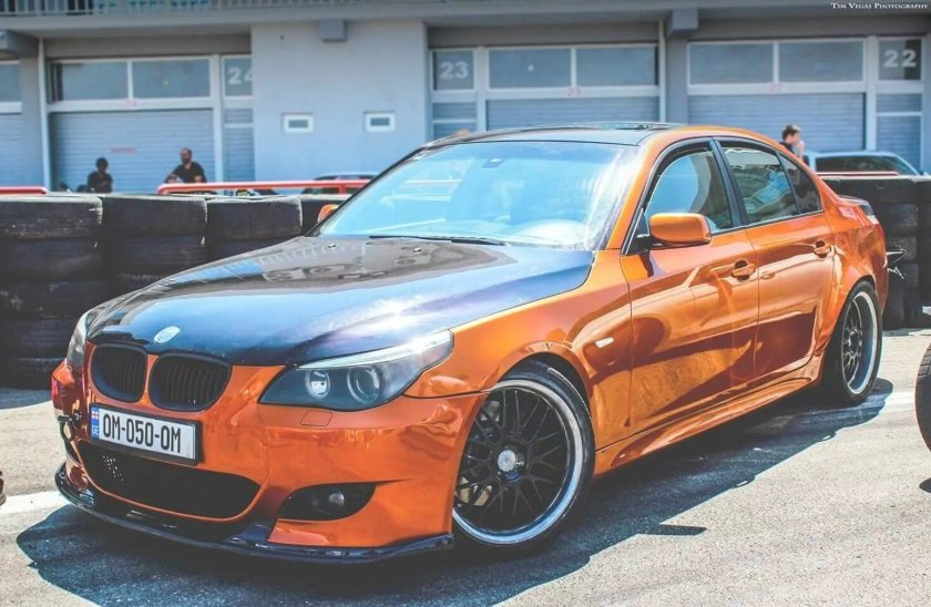 BMW e60 Orange