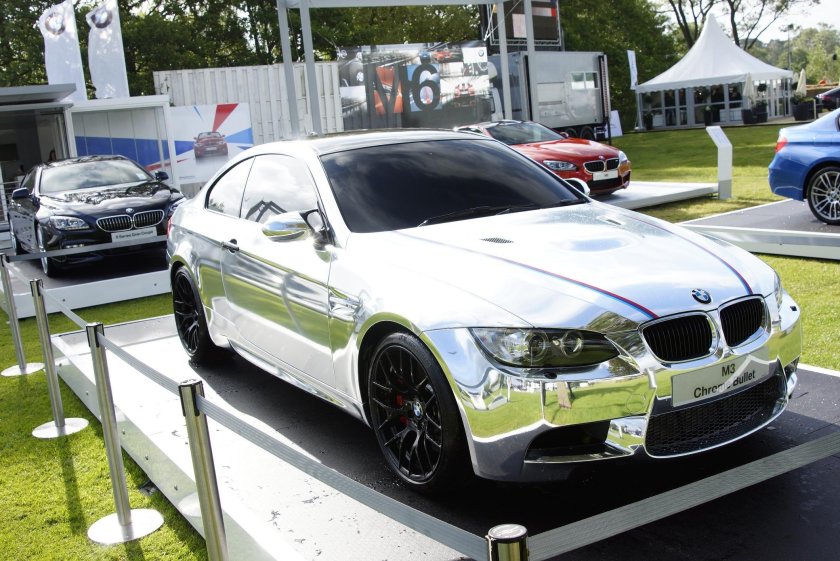 Хромированная БМВ