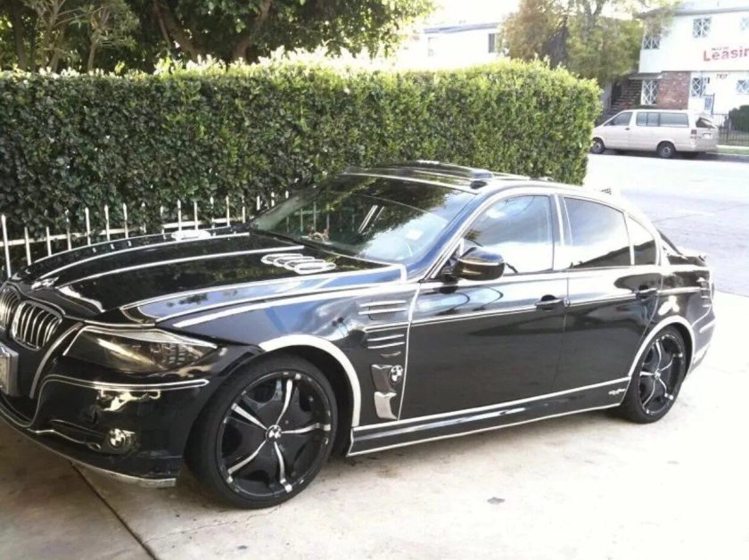 БМВ е90 колхоз хром