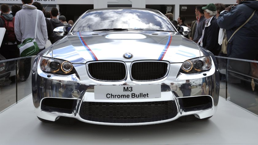 Хромированный БМВ