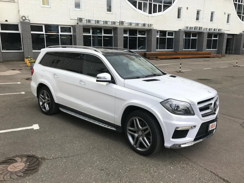 Мерседес gl 350 белый