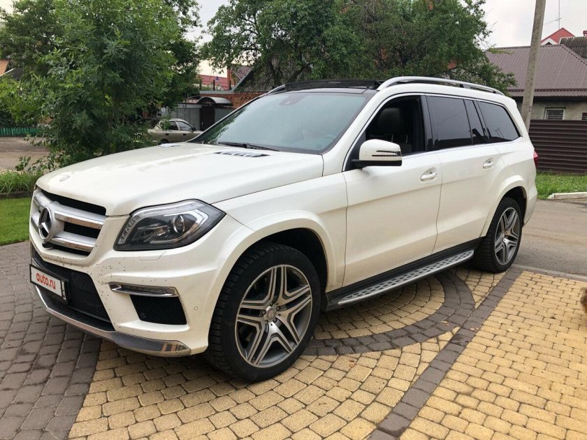 Мерседес gl 350 белый
