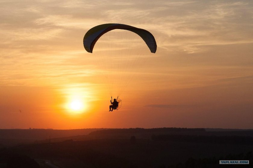 Паралёт закат