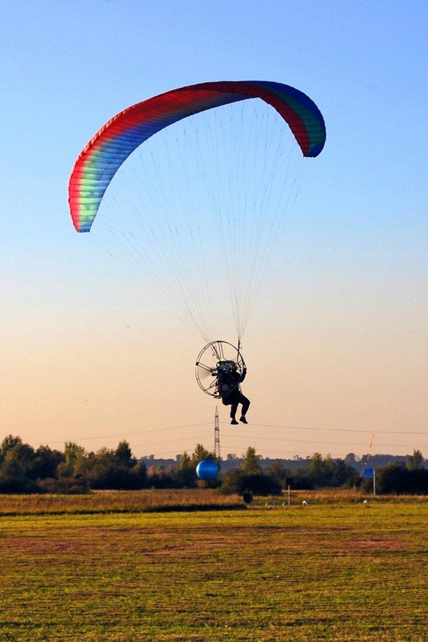 Полет на мотопараплане