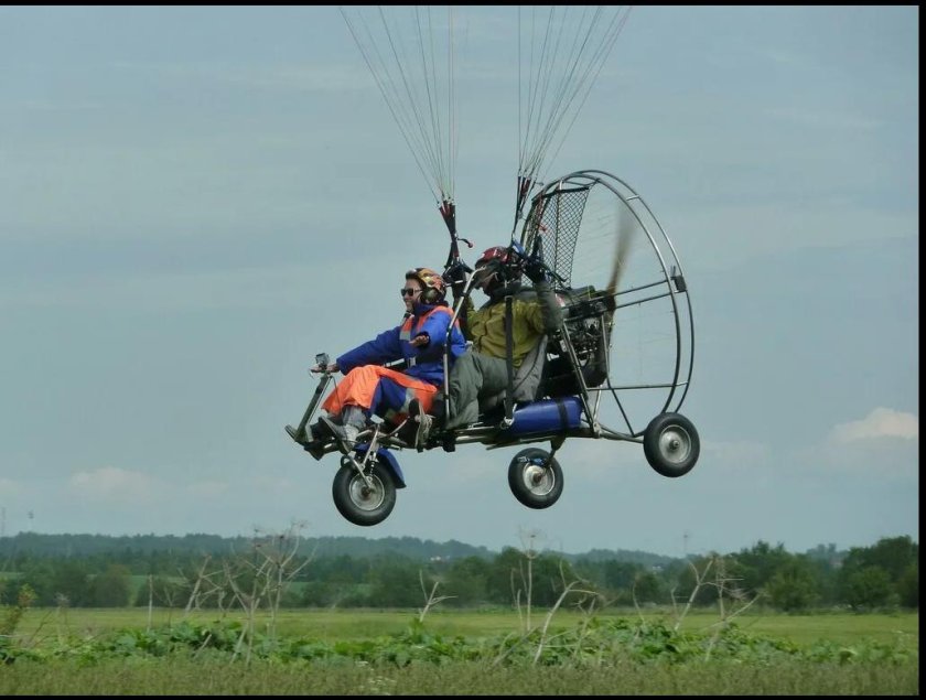 Паралет пилот спереди