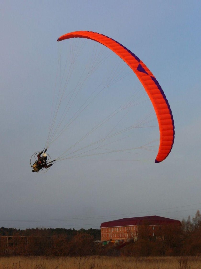 Мотопараплан с крыльями