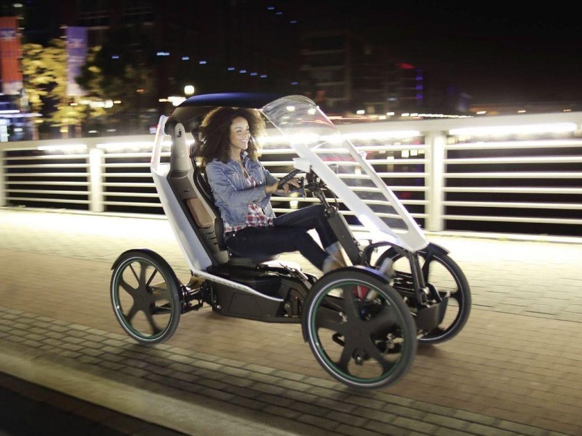 Веломобиль био гибрид