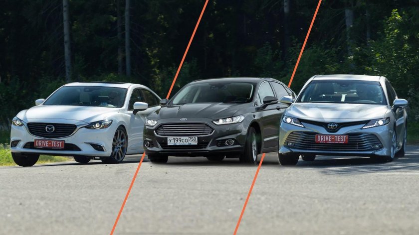 Мазда 6 и Камри 70
