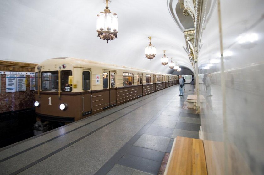 Метровагон ретропоезд Сокольники