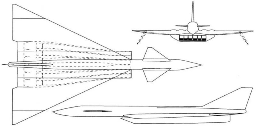 Ту-135 стратегический сверхзвуковой бомбардировщик