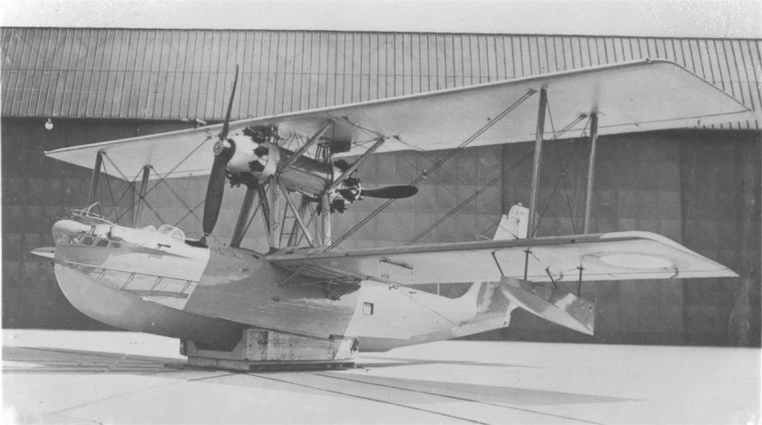 Биплан гидросамолет