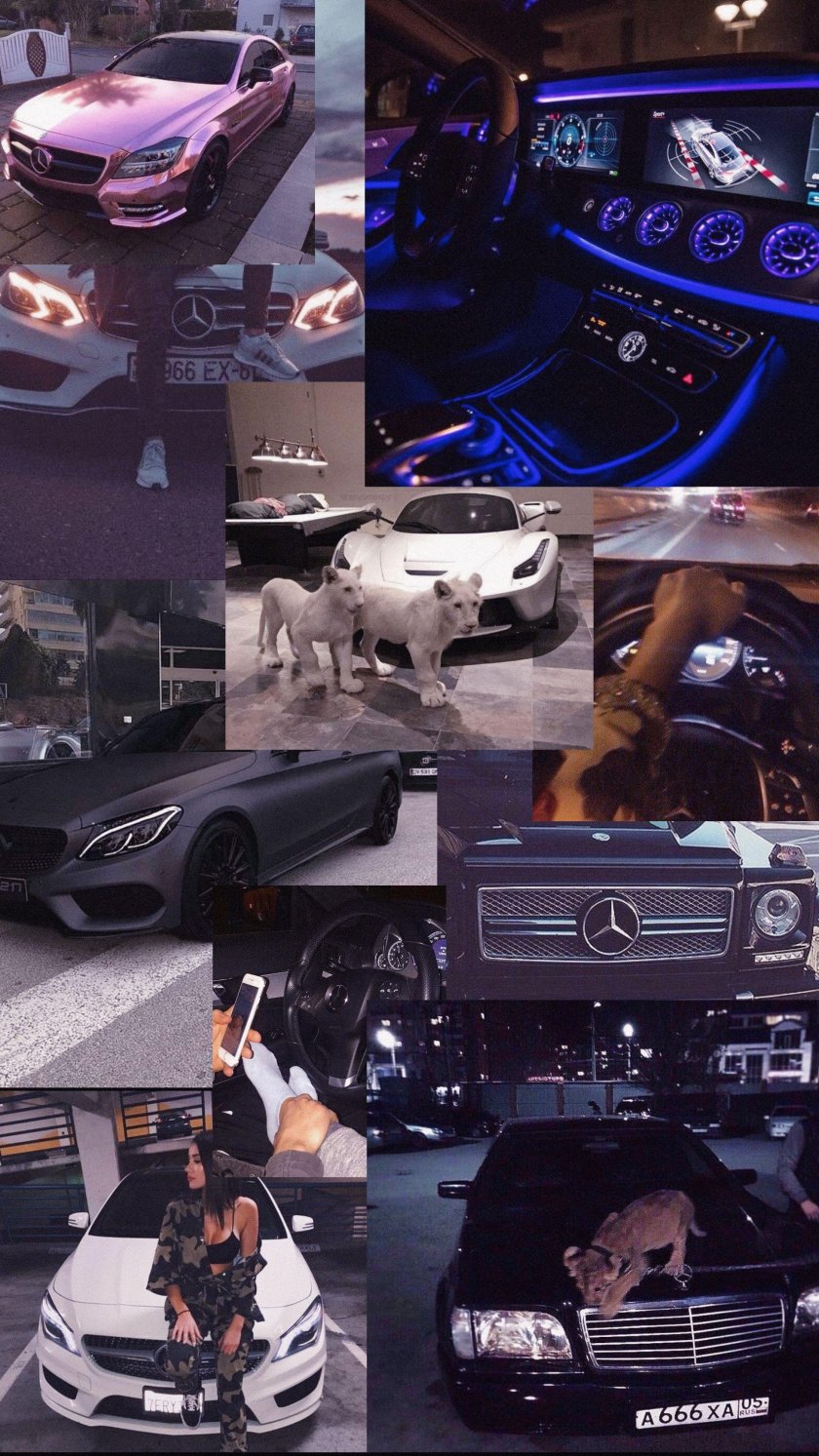 Коллаж Мерседес