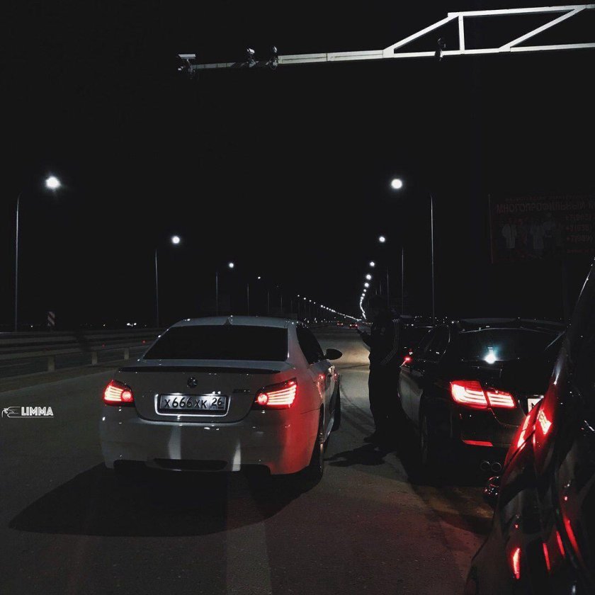 Эстетика машины ночью