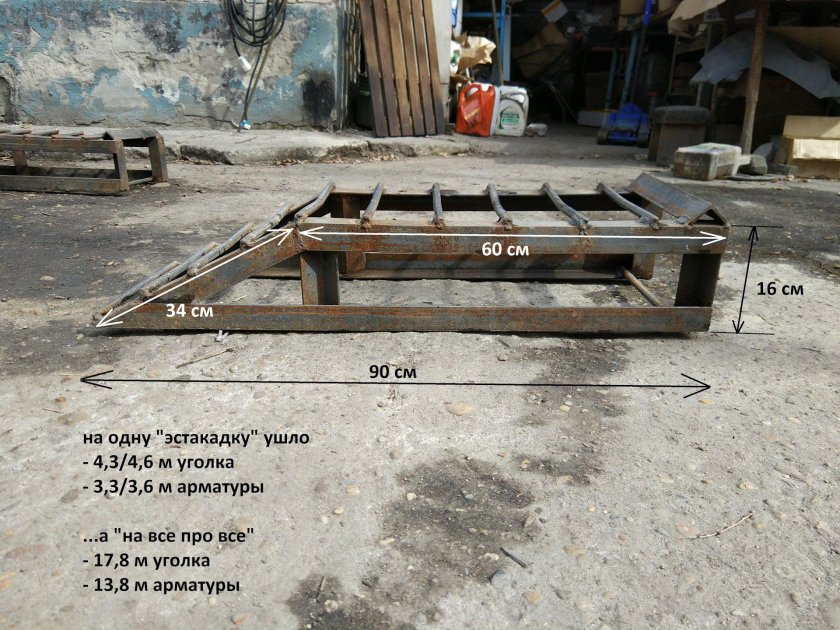 Переносная мини эстакада чертежи