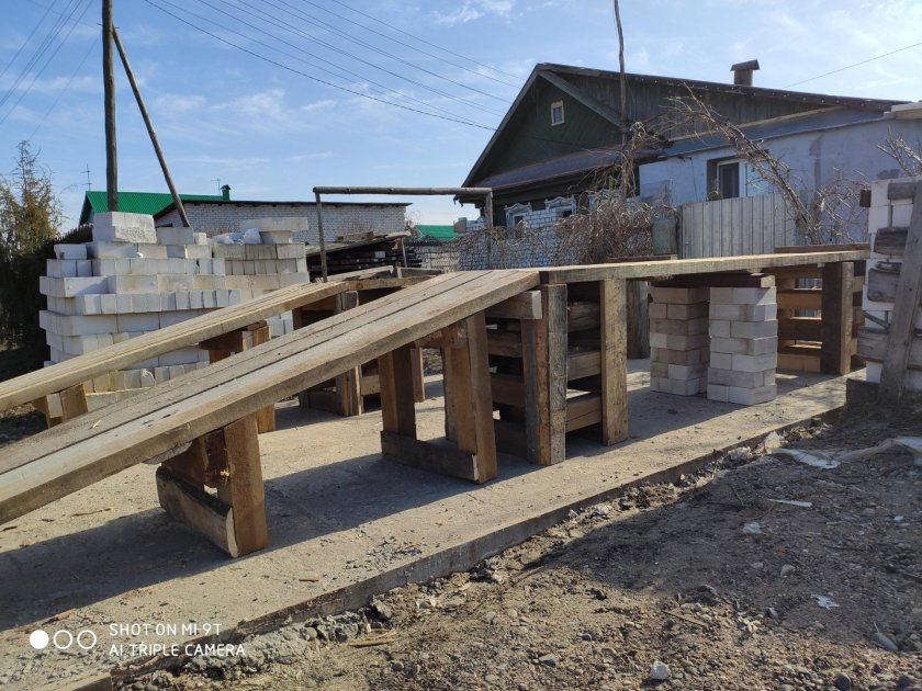 Деревянная мини эстакада