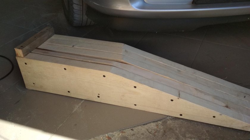 Эстакада для авто своими руками из дерева