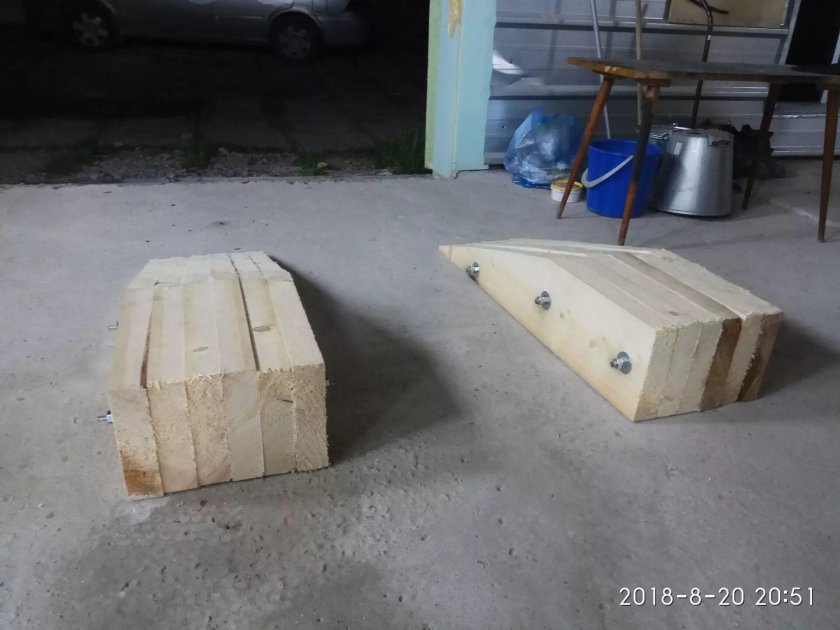 Деревянная мини эстакада