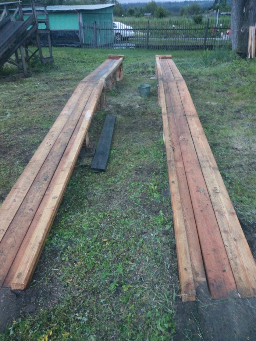 Деревянная эстакада