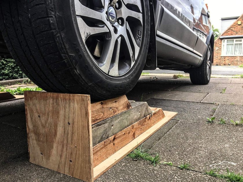 Эстакада из досок