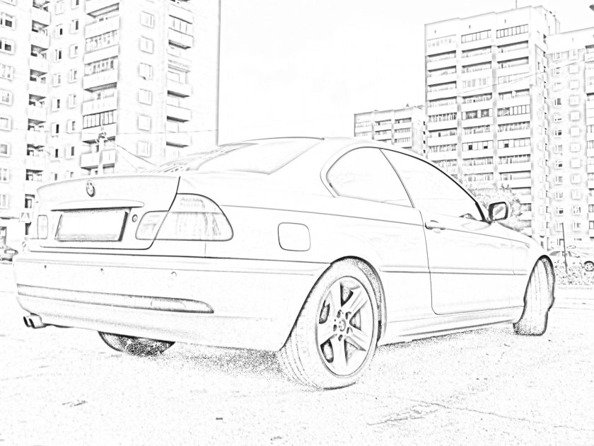 BMW m5 e39 чертеж