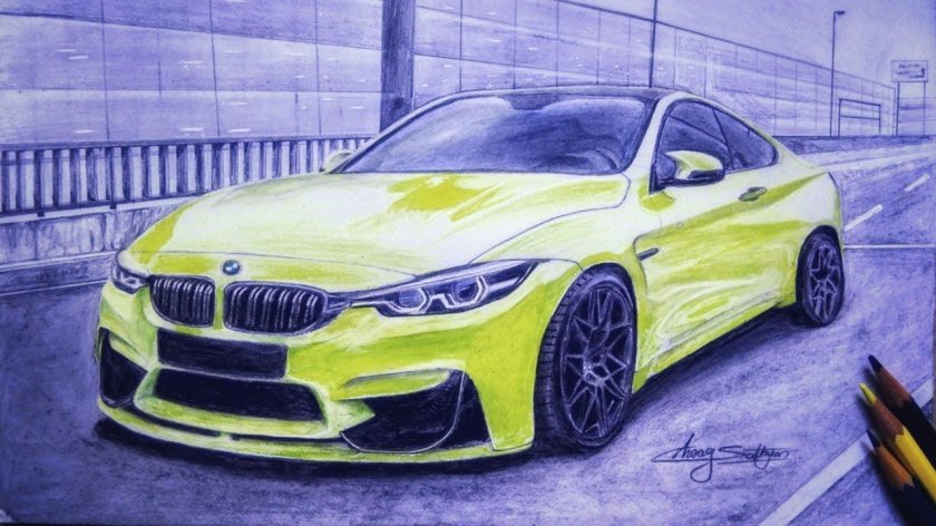 BMW m5 Pencil