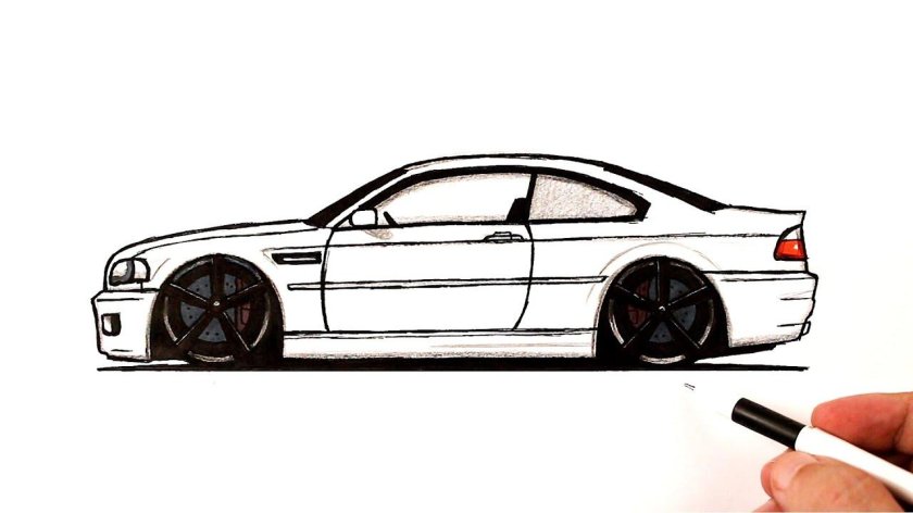 BMW e46 рисунок